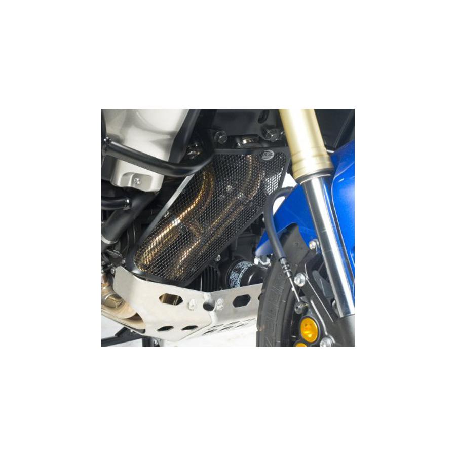 R&G (アールアンドジー) ダウンパイプグリルガード ブラック XT1200Z SUPER TENERE[スーパーテネレ] RG-DG0001BK