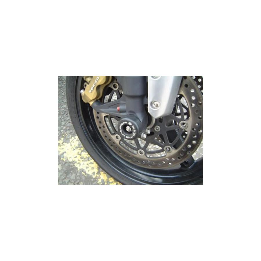 R&G (アールアンドジー) フォークプロテクター ブラック GSX-R600 GSX-R750 K2-K5・GSX1300R 隼 K3-K7・GSX-R1000 K2-K4