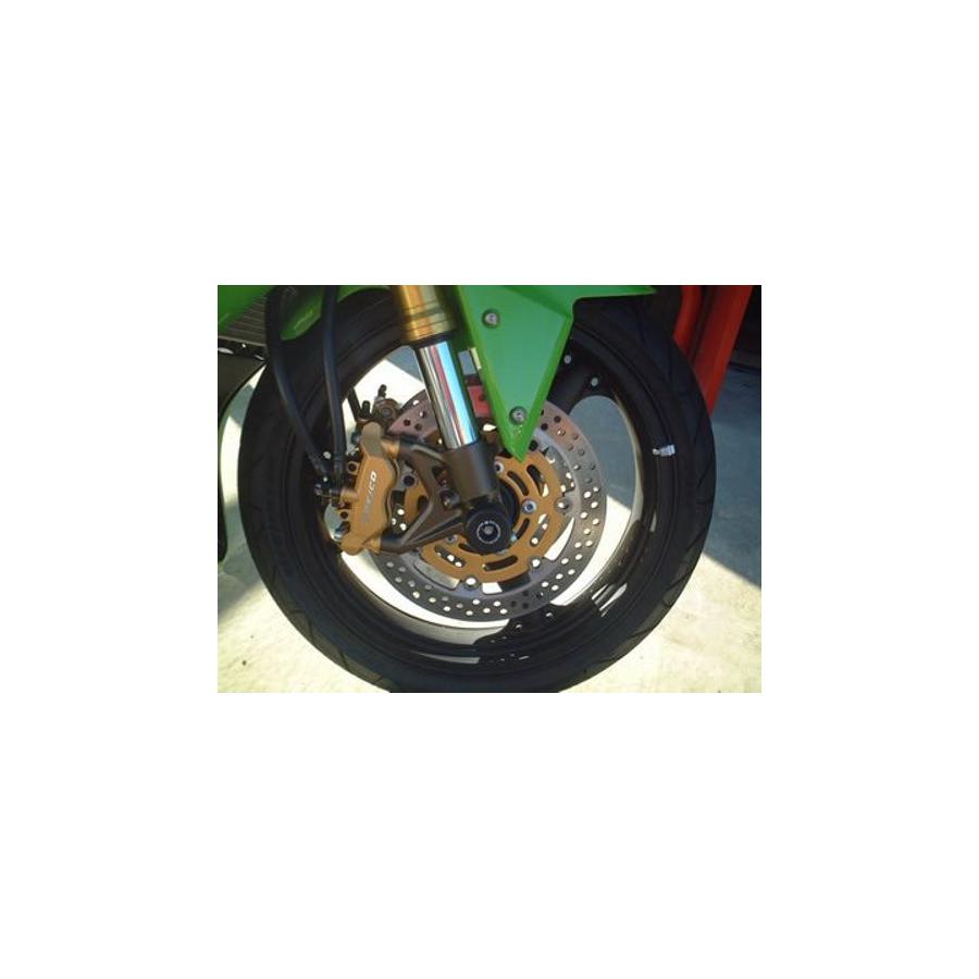 R&G (アールアンドジー) フォークプロテクター ブラック ZX-12R ZX-9R(C1/C2/E1/E2/F) RG-FP0011BK