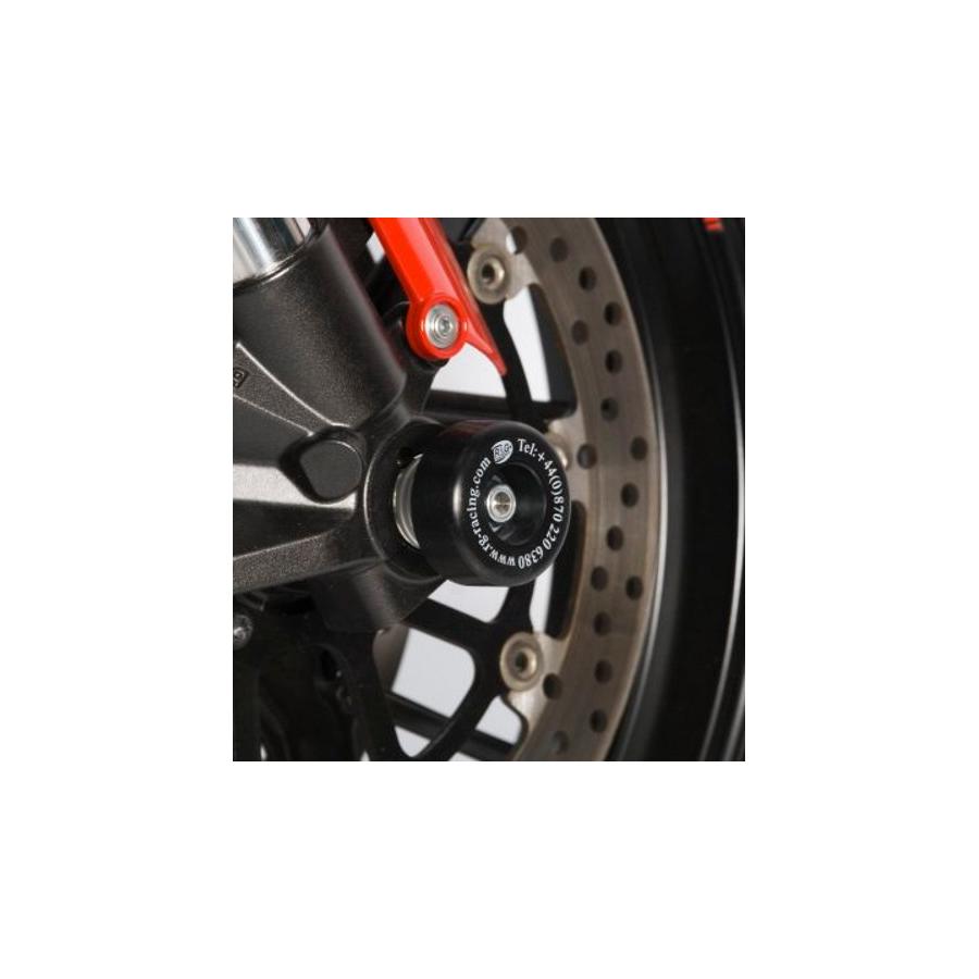 R&G (アールアンドジー) フォークプロテクター ブラック DUCATI Multistrada1000/620DS/748R/749/996R/998