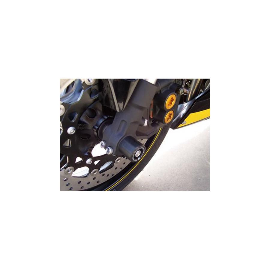 R&G (アールアンドジー) フォークプロテクター ブラック YZF-R1 YZF-R6 RG-FP0030BK