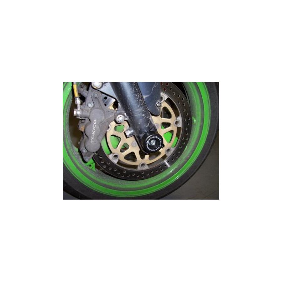 R&G (アールアンドジー) フォークプロテクター ブラック ZX-6R/RR RG-FP0048BK
