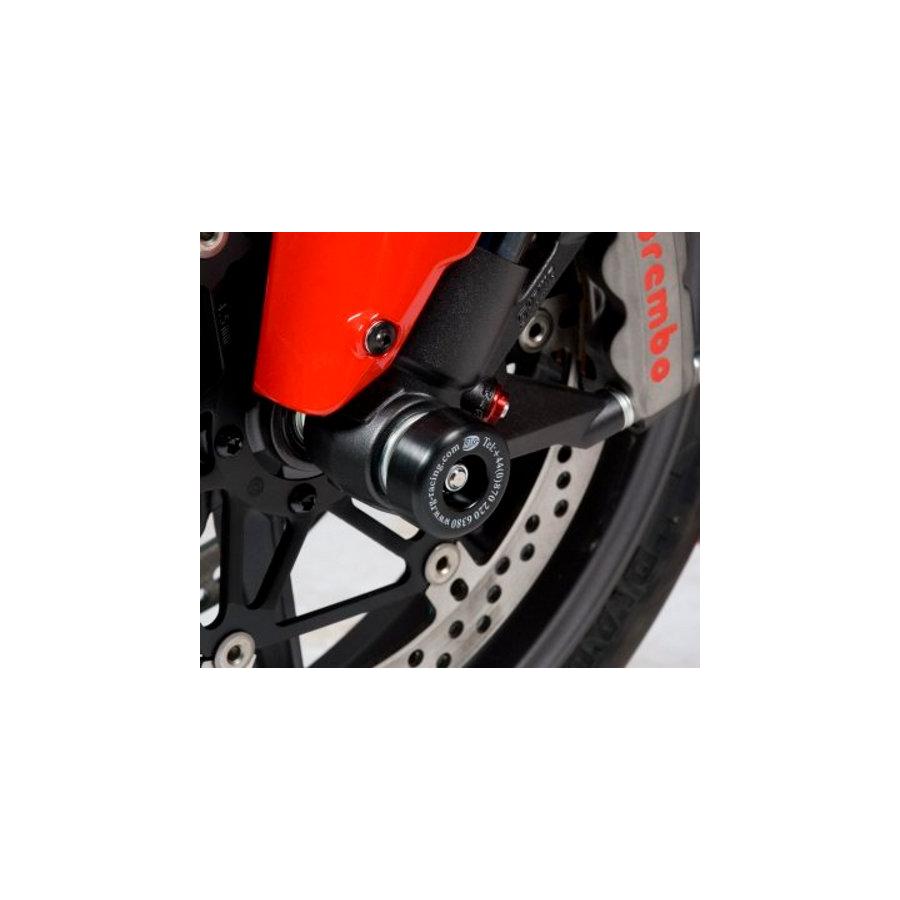 R&G (アールアンドジー) フォークプロテクター ブラック 1098 1098R 1098S 848 RG-FP0060BK