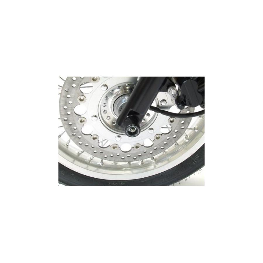 R&G (アールアンドジー) フォークプロテクター ブラック TRIUMPH THRUXTON 900 Bonneville Scrambler