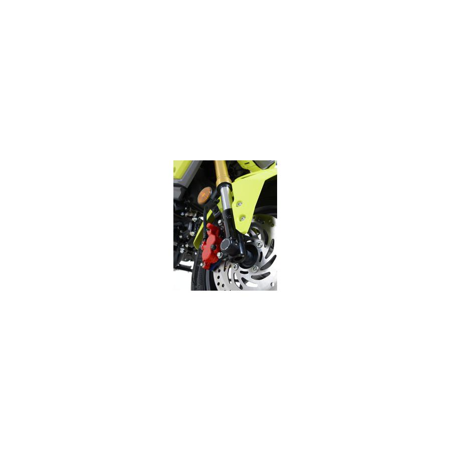 R&G (アールアンドジー) フォークプロテクター ブラック CBR125R SH125 CBF125 GROM グロム [125] RG-FP0102BK