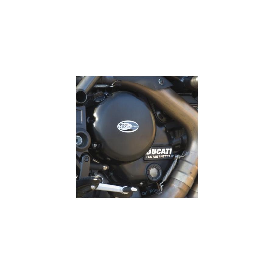 R&G (アールアンドジー) エンジンケースカバーセット ポリプロピレン ブラック DIAVEL[ディアベル] RG-KEC0030BK