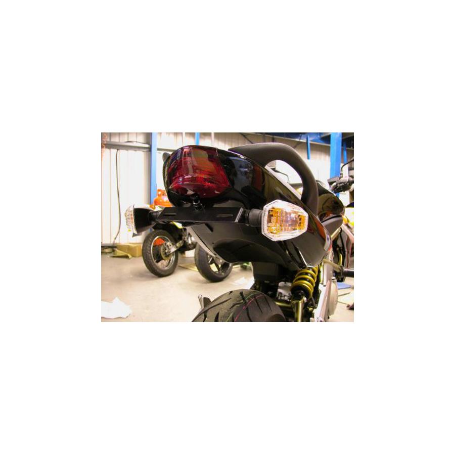 R&G (アールアンドジー) フェンダーレスキット ブラック ER-6f/Ninja650R[ニンジャ] RG-LP0021BK
