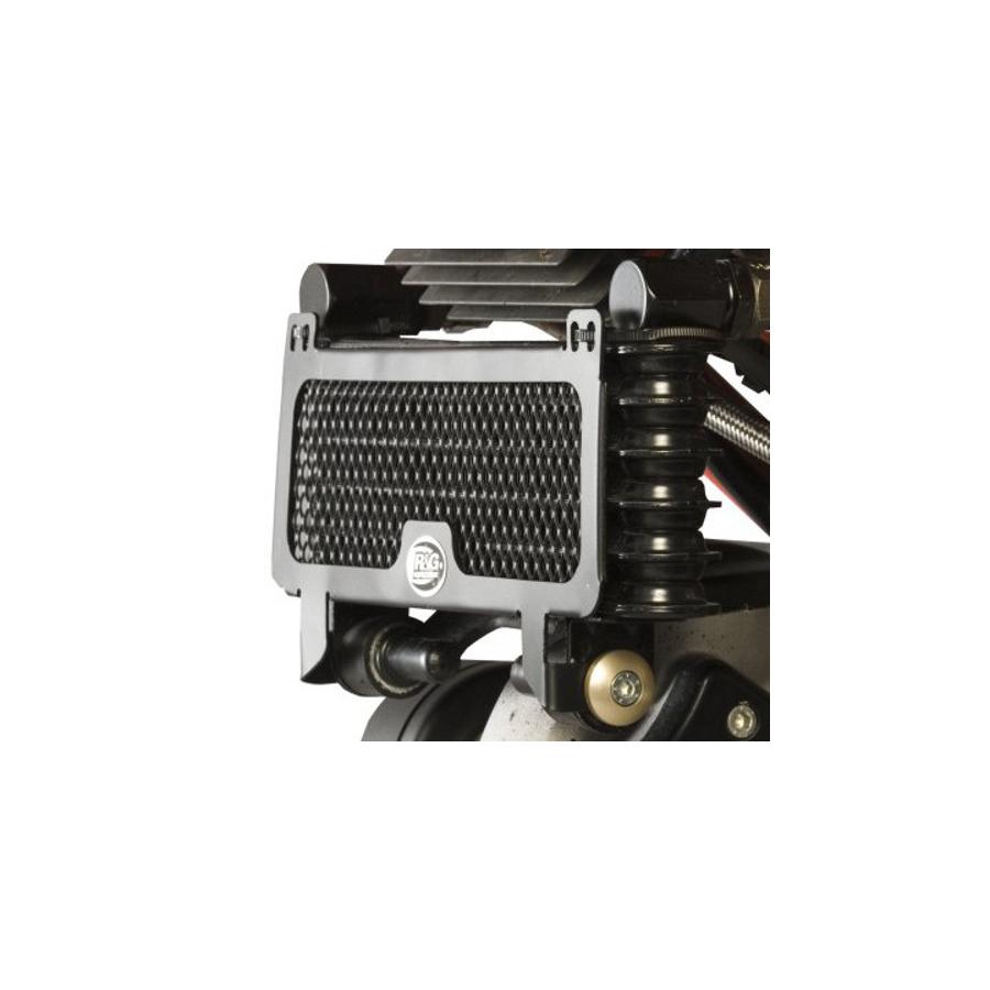 R&G (アールアンドジー) オイルクーラーガード ブラック HYPERMOTARD796 [ハイパーモタード] RG-OCG0006BK