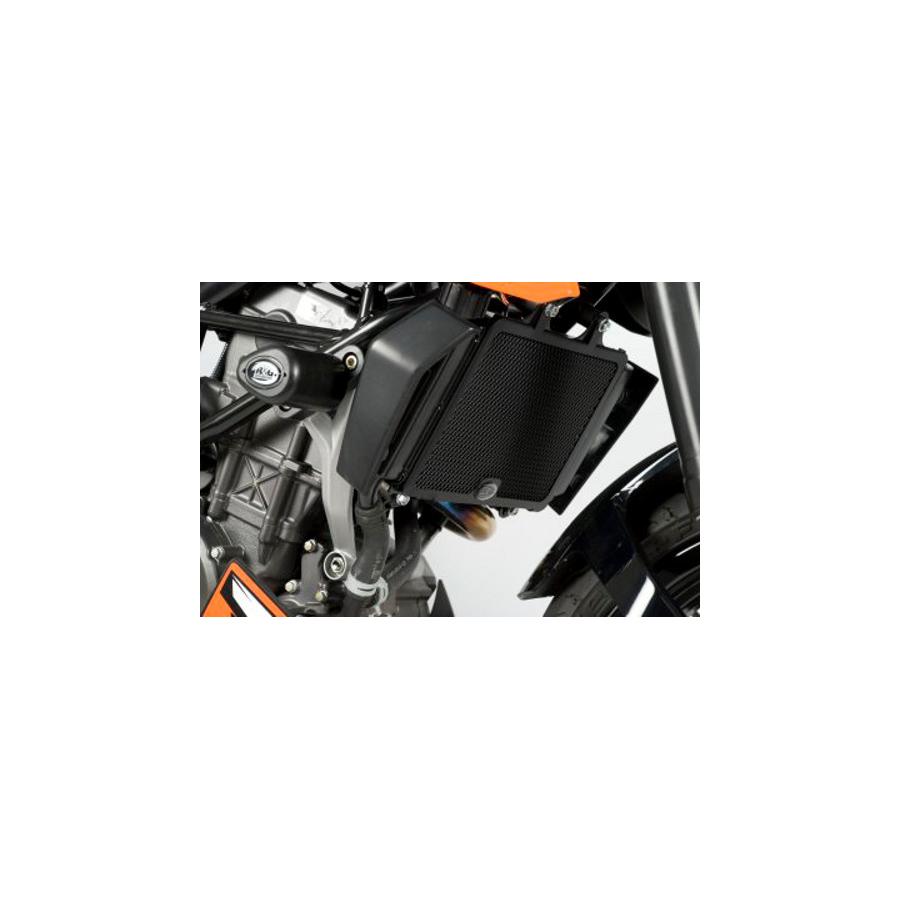 R&G (アールアンドジー) ラジエターガード ブラック 125DUKE 200DUKE RG-RAD0108BK