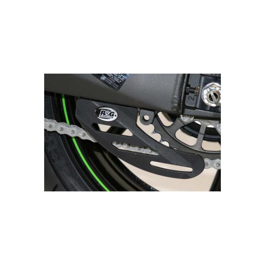 R&G (アールアンドジー) Toe/チェーンガード ブラック Ninja250 Ninja300 ニンジャ250 ニンジャ300 Ninja250R ニンジャ250R