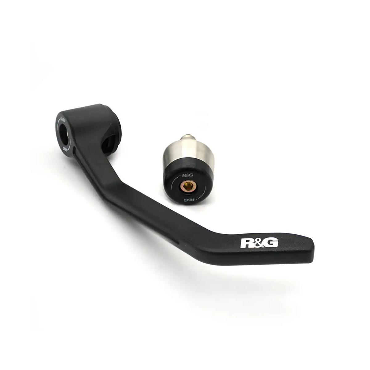 R&G (アールアンドジー ) インターロックブレーキレバーガード＆左側バーエンドスライダー Panigale V2/S RG-LOBE0058BK