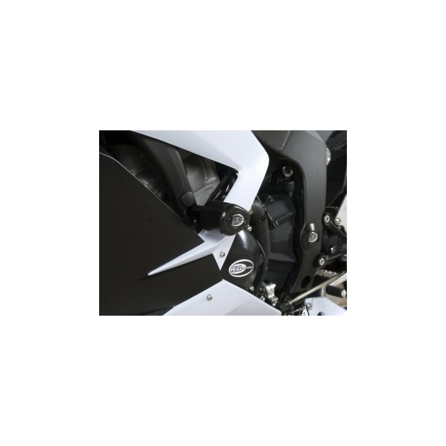 R&G (アールアンドジー) エアロクラッシュプロテクター ブラック ZX-6R/RR RG-CP0328BL