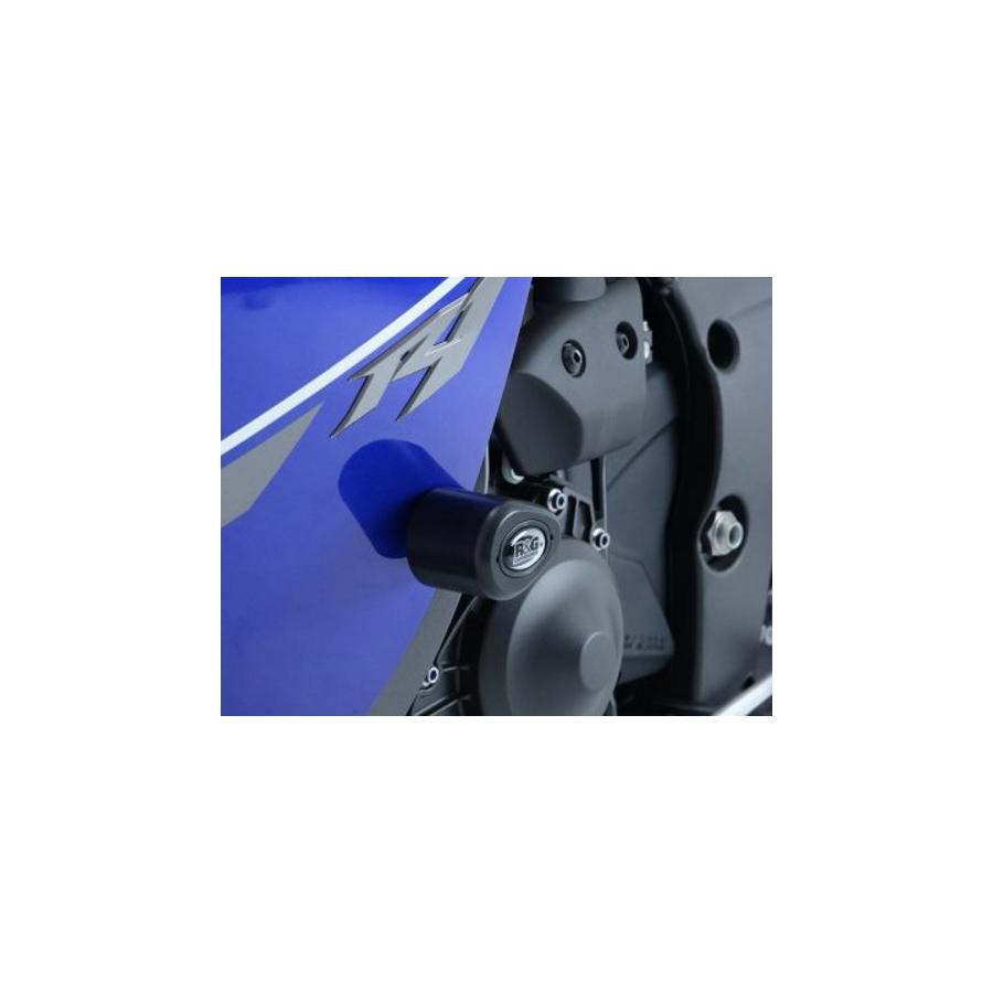 R&G (アールアンドジー) エアロクラッシュプロテクター ブラック YZF-R1 RG-CP0359BL