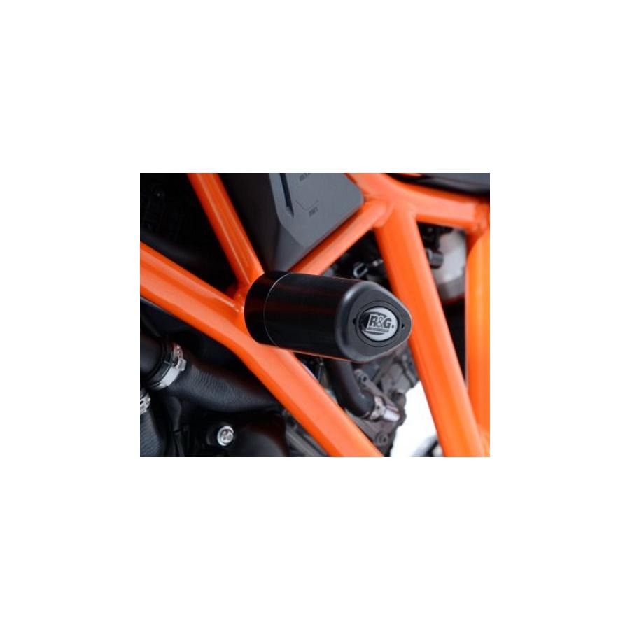 R&G (アールアンドジー) エアロクラッシュプロテクター ブラック 1290 SUPER DUKE [スーパーデューク R] RG-CP0361BL