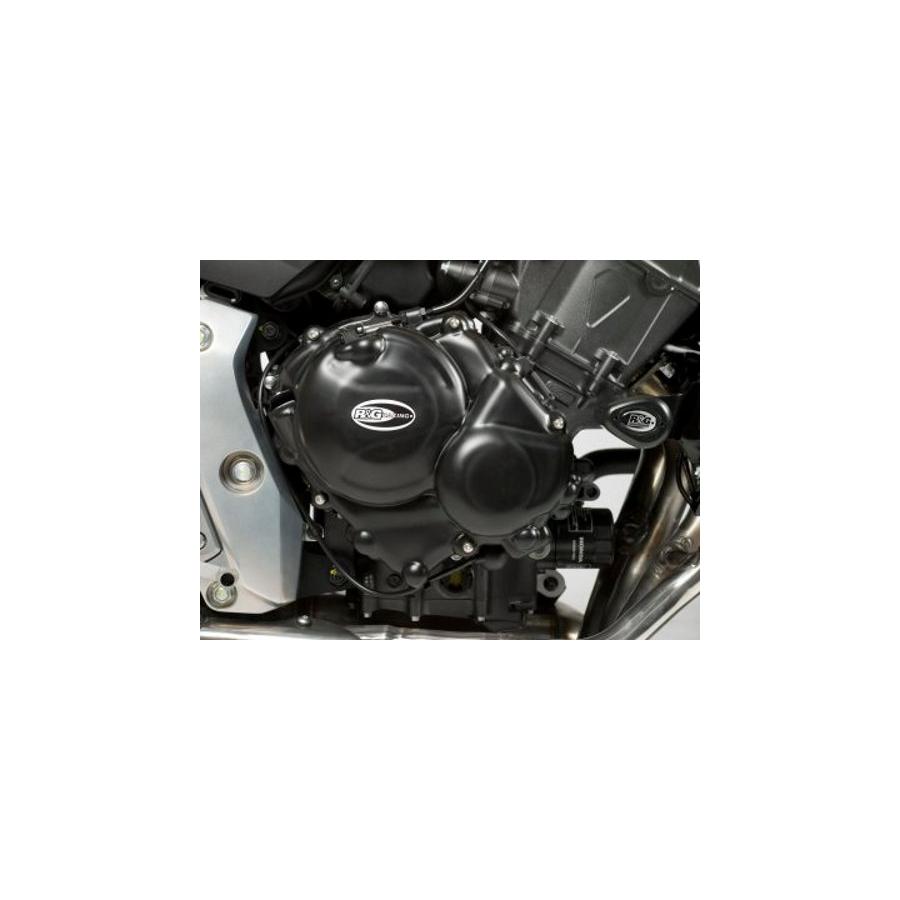 R&G (アールアンドジー) クラッチカバー ブラック CBF600N CB600F HORNET[ホーネット PC41] CBF600S/ABS RG-ECC0060BK
