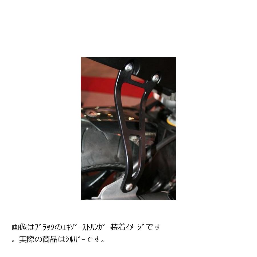 401 cc 〜750 cc  - R&G (アールアンドジー) Exhaust Hanger エキゾーストハンガー SILVER シルバー YAMAHA Fazer600 RG-EH0028SI