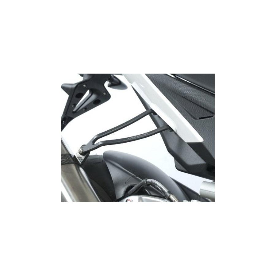APRILIA - R&G (アールアンドジー) Exhaust Hanger エキゾーストハンガー BLACK ブラック APRILIA RSV4/FACTORY RG-EH0053BK