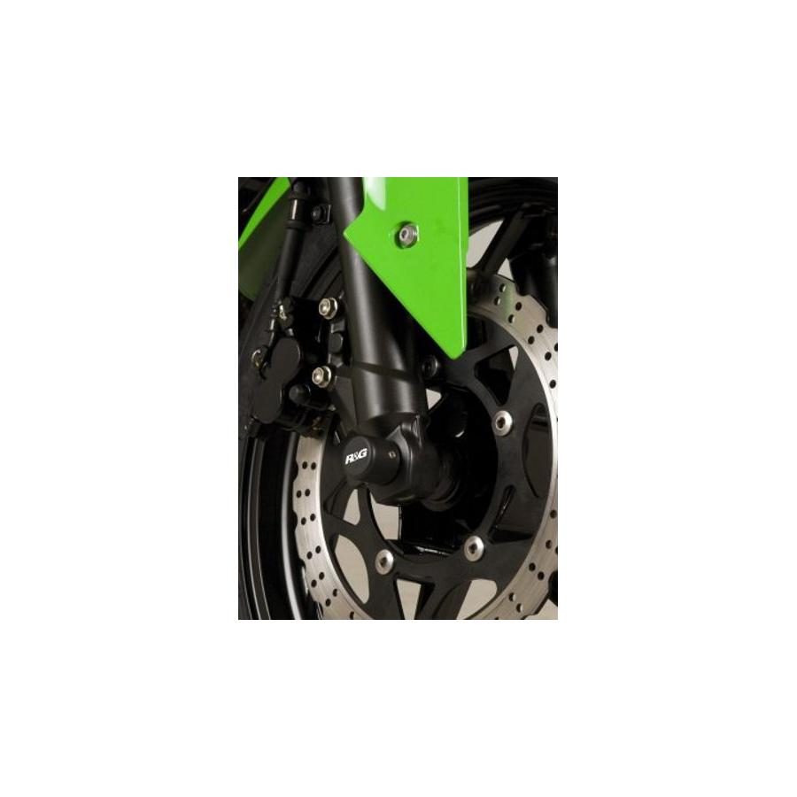 R&G (アールアンドジー) フォークプロテクター ブラック Ninja250R[ニンジャ] RG-FP0129BK