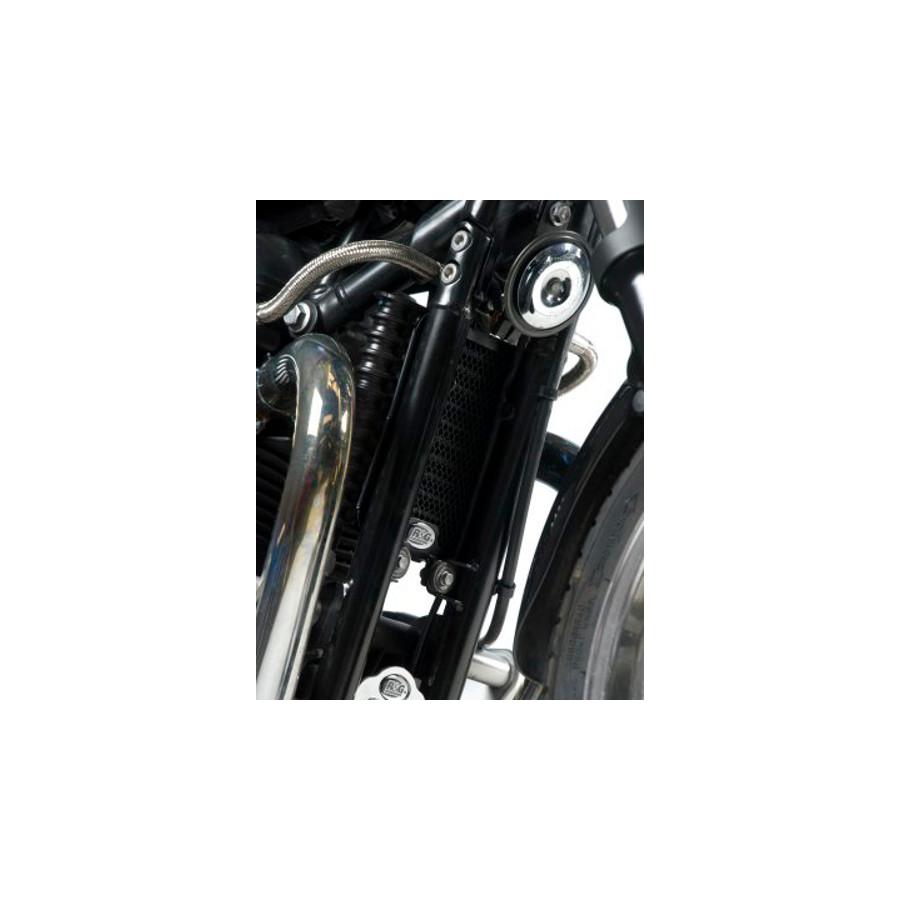 R&G (アールアンドジー) オイルクーラーガード ブラック Bonneville/THRUXTON/Scrambler