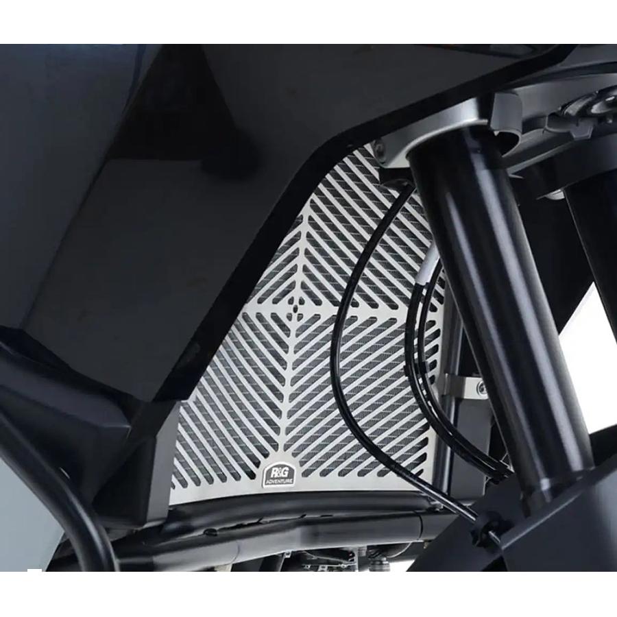 R&G (アールアンドジー) ステンレス ラジエターガード シルバー 1190Adventure 1050Adventure 1290 Super Adventure RG-SRG0008SS