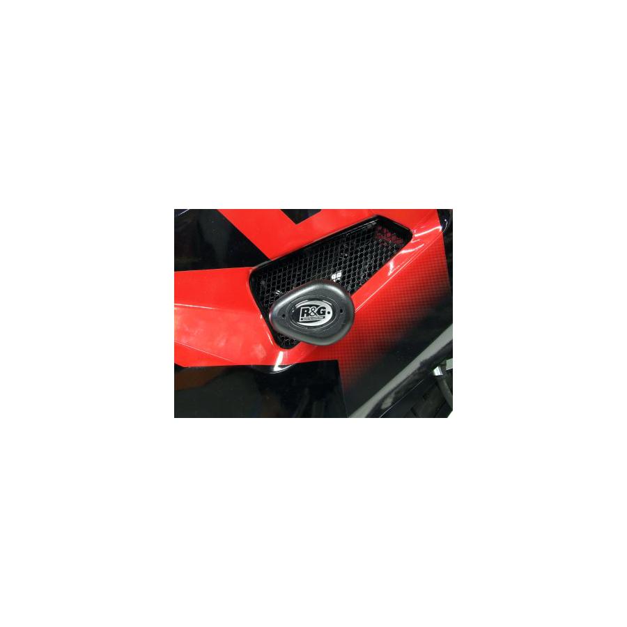 R&G (アールアンドジー) エアロクラッシュプロテクター ブラック KYMCO KR125 Sport 08- RG-CP0243BL