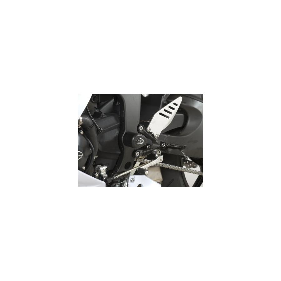 R&G (アールアンドジー) エアロクラッシュプロテクター ブラック ZX-6R/RR RG-CP0329BL