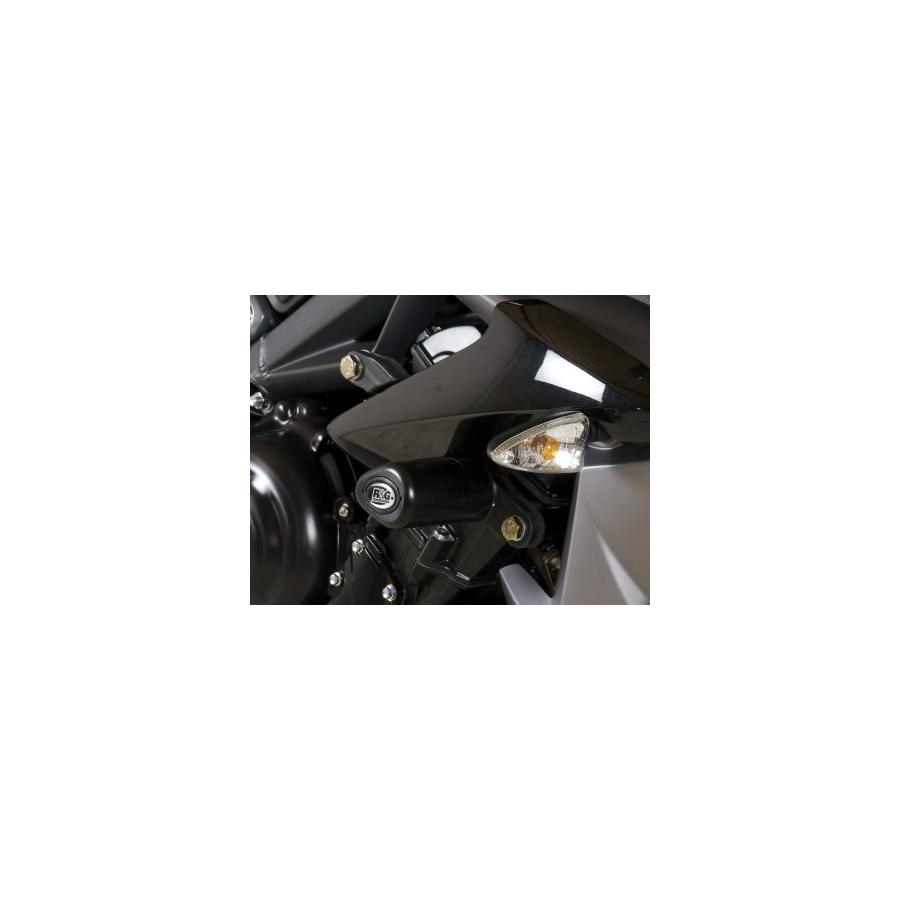 R&G (アールアンドジー) エアロクラッシュプロテクター ブラック Street Triple675 Street Triple RX RG-CP0330BL