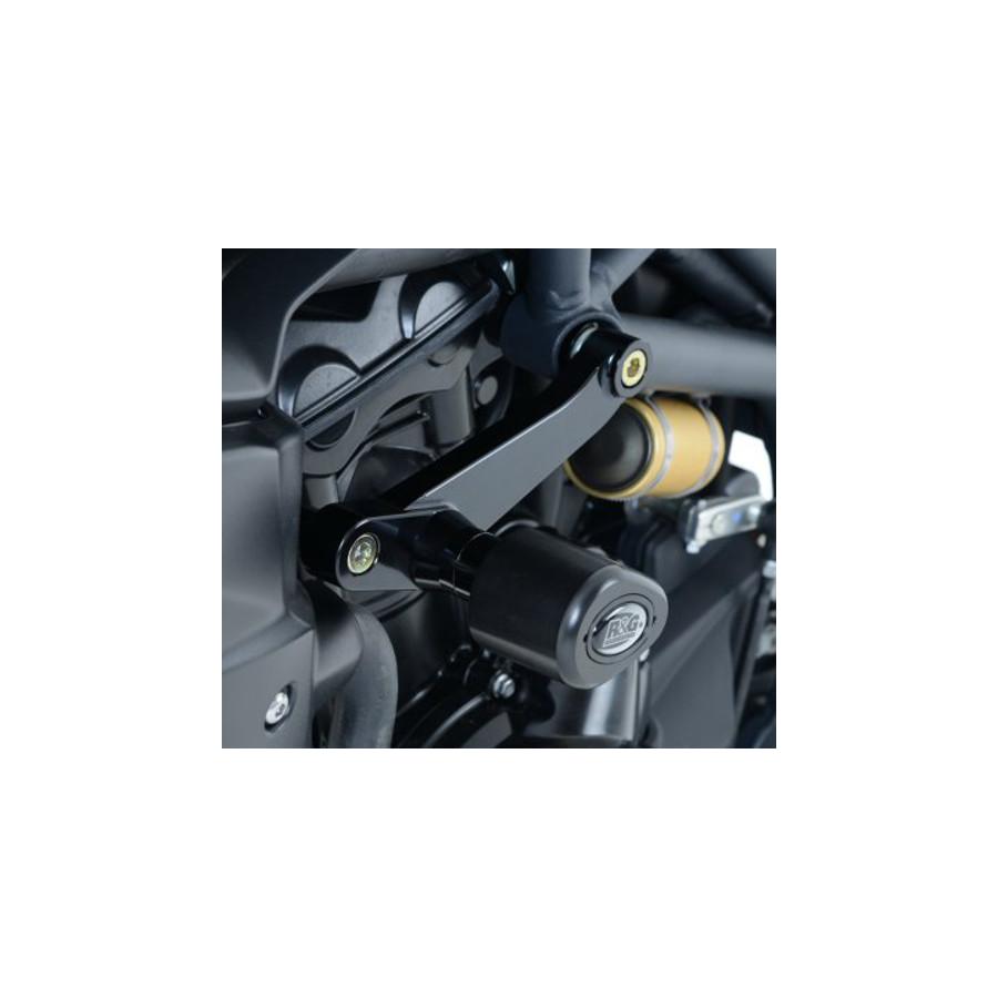 R&G (アールアンドジー) エアロクラッシュプロテクター ブラック TIGER800XC [タイガー] TIGER800 [タイガー] RG-CP0364BL