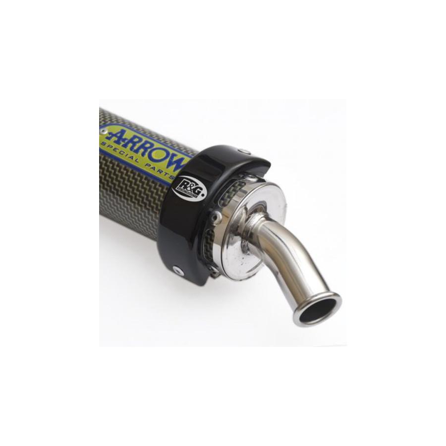Other - R&G (アールアンドジー) エキゾーストプロテクター Arrow(アロー) exhaust on 125cc 円周226mm ブラック RG-EP0013BK