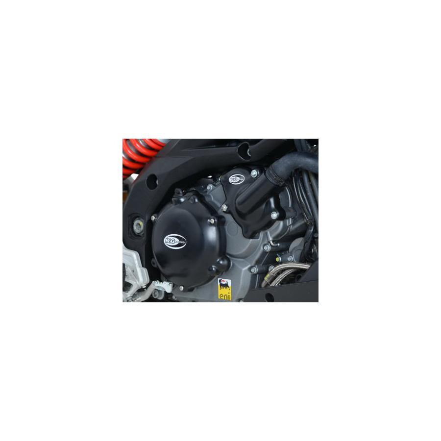 R&G (アールアンドジー) エンジンケースカバーセット ポリプロピレン ブラック CAPONORD 1200 [カポノルド] RG-KEC0058BK