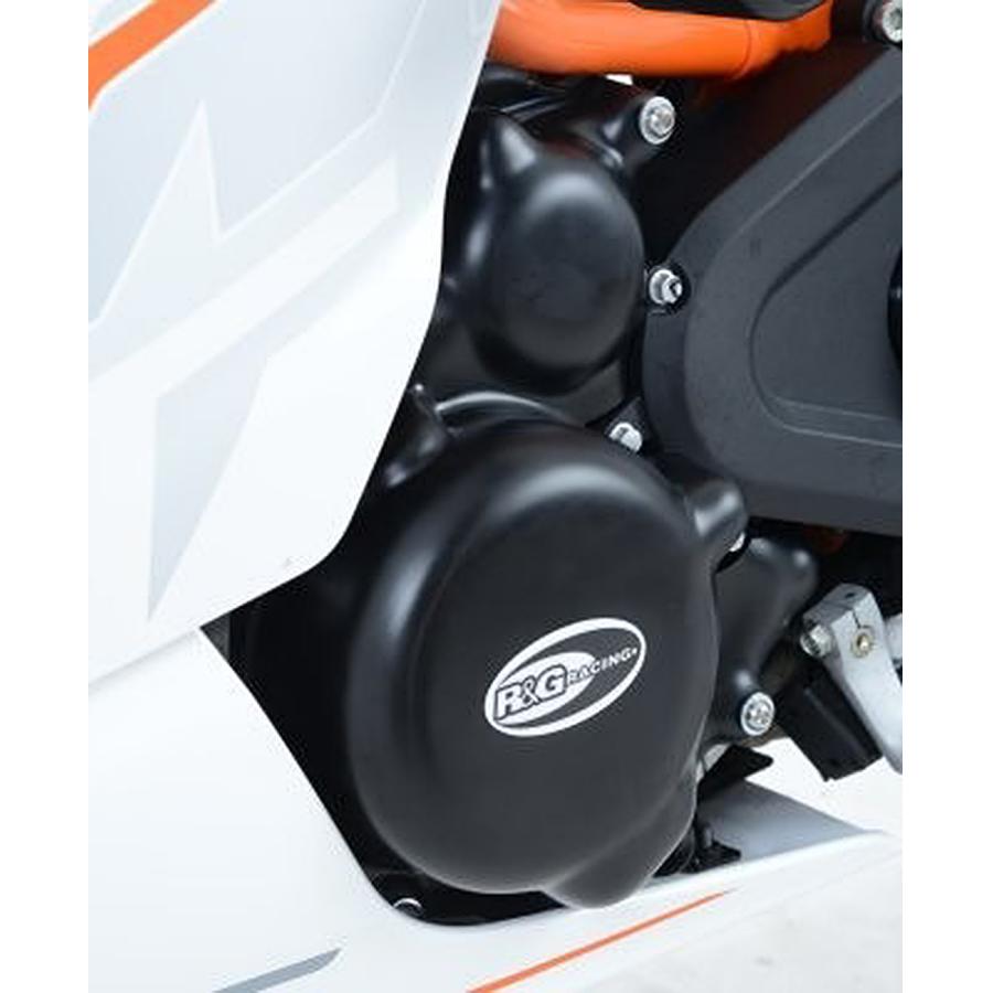 R&G (アールアンドジー) エンジンケースカバーセット ポリプロピレン RC125 RC200 RG-KEC0074BK