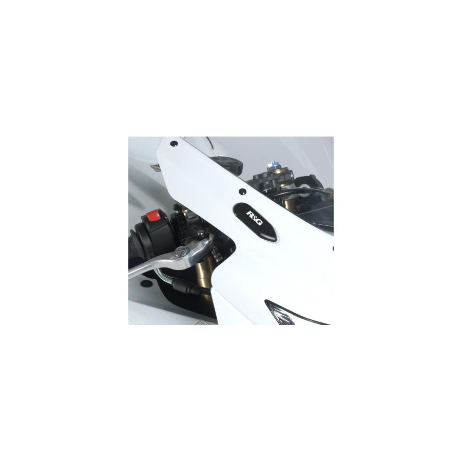 R&G (アールアンドジー) ミラーブランキングプレート ブラック GSX-R600 GSX-R750 RG-MBP0011BK