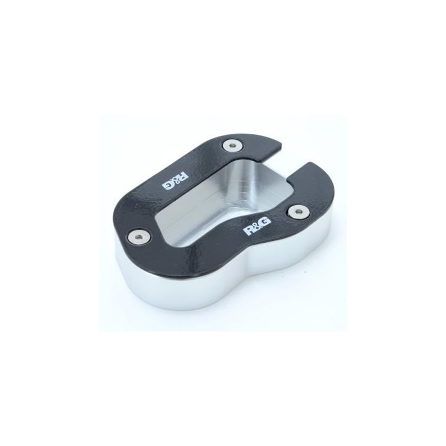 R&G (アールアンドジー) キックスタンドシュー アルミニウム/ステンレス シルバー/ブラック Tiger1200 Explorer RG-PKS0044SI