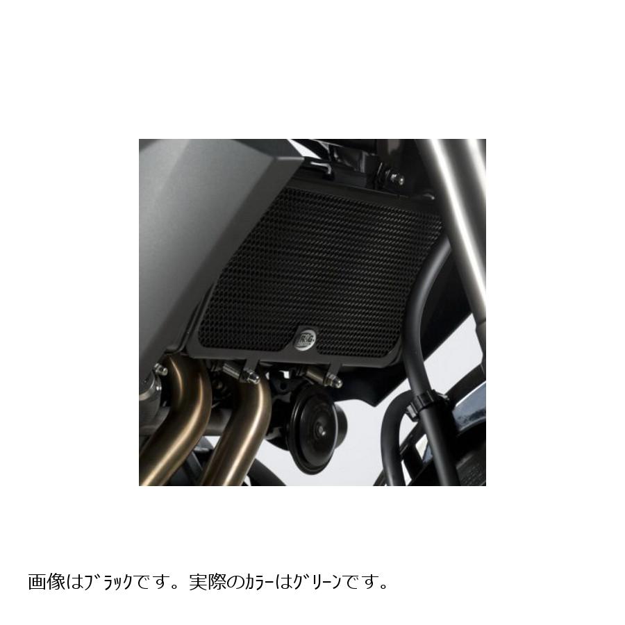 R&G (アールアンドジー) ラジエターガード グリーン ER-6N/Ninja650R ニンジャ650R/Versys650 1