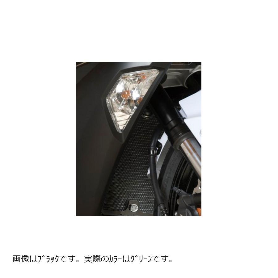 R&G (アールアンドジー) ラジエターガード アルミニウム グリーン ZX-6R/RR RG-RAD0141GR RG-RAD0141GR