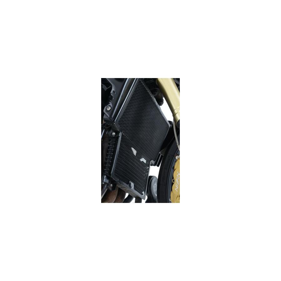 R&G (アールアンドジー) ラジエター&オイルクーラーガードセット アルミニウム ブラック SPEED TRIPLE T1050[スピードトリプル] RG-RAD0161BK