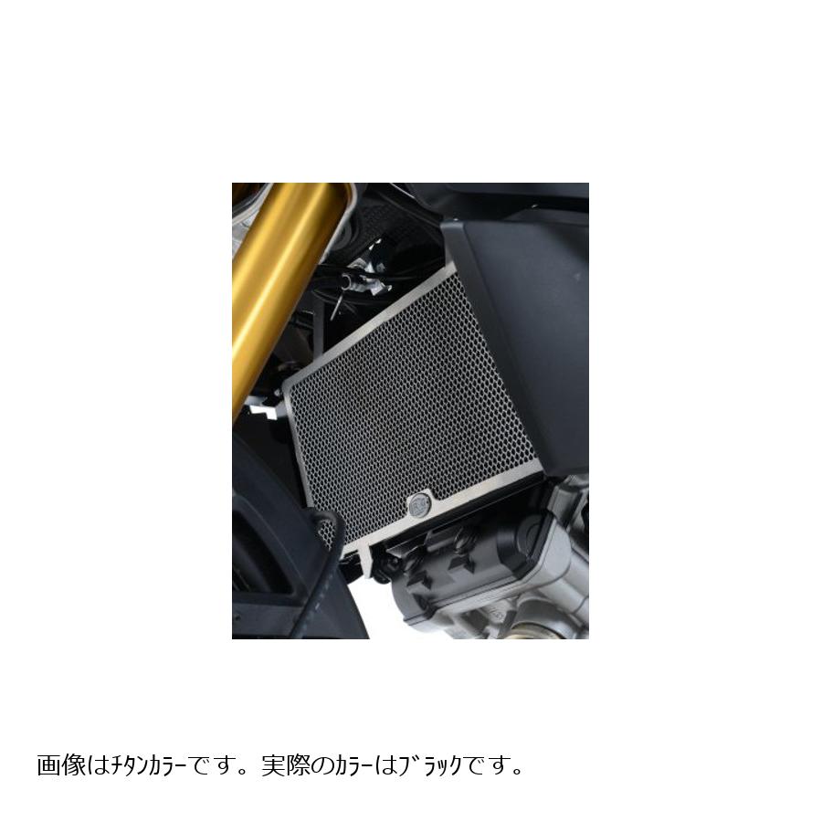 R&G (アールアンドジー) ラジエターガード アルミニウム ブラック DL1000 V-STROM[V-ストローム] RG-RAD0173BK