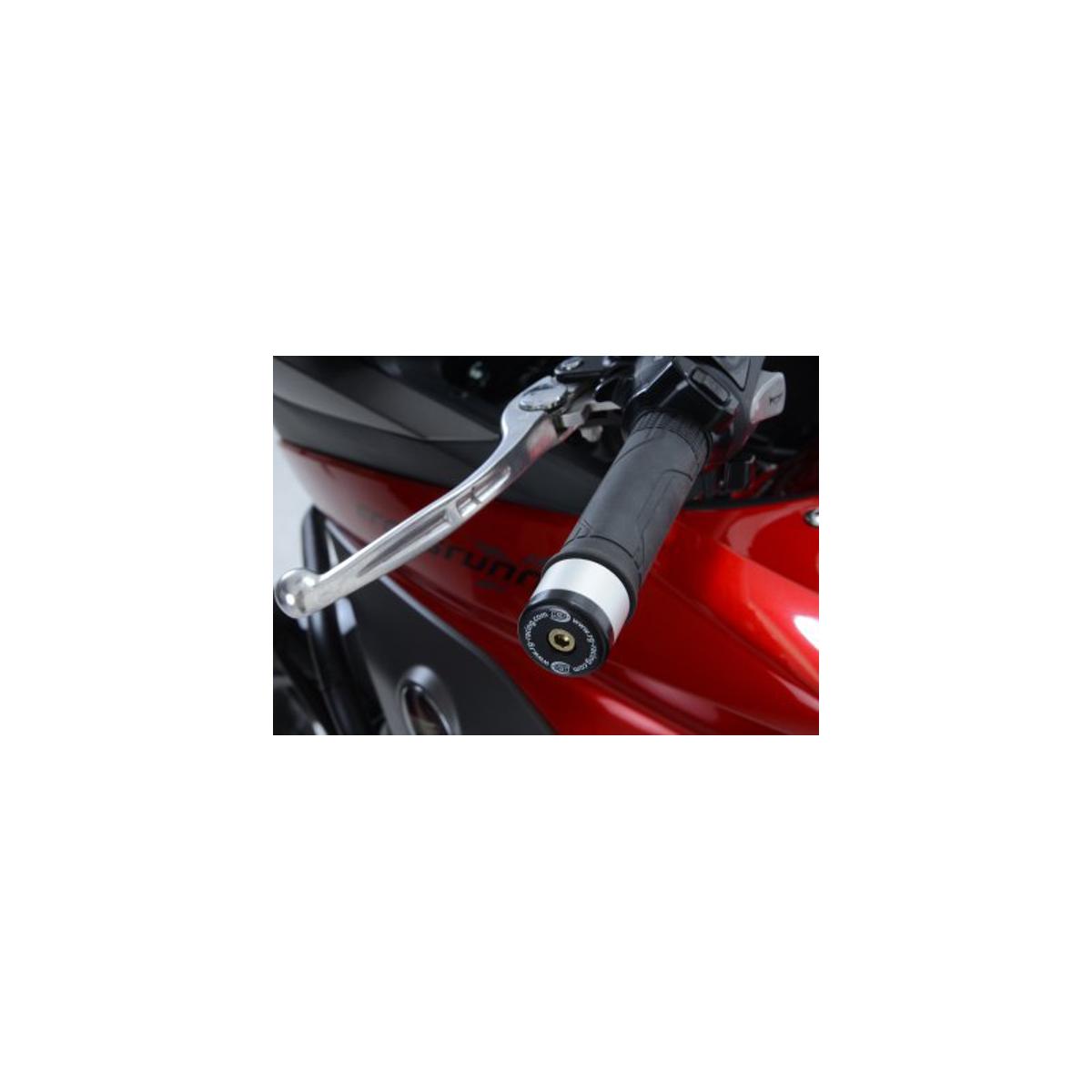 R G (アールアンドジー) バーエンドスライダー ブラック VFR800X CrossRunneR