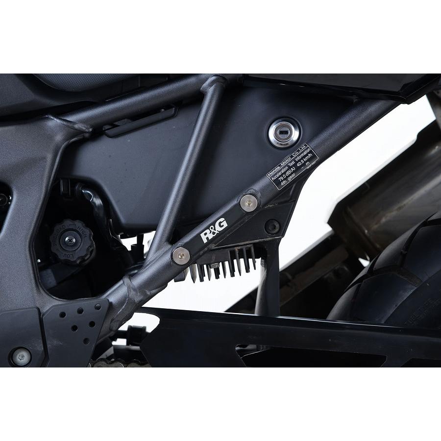 R&G (アールアンドジー) リアフットレストプレート ブラック CRF1000L Africa Twin