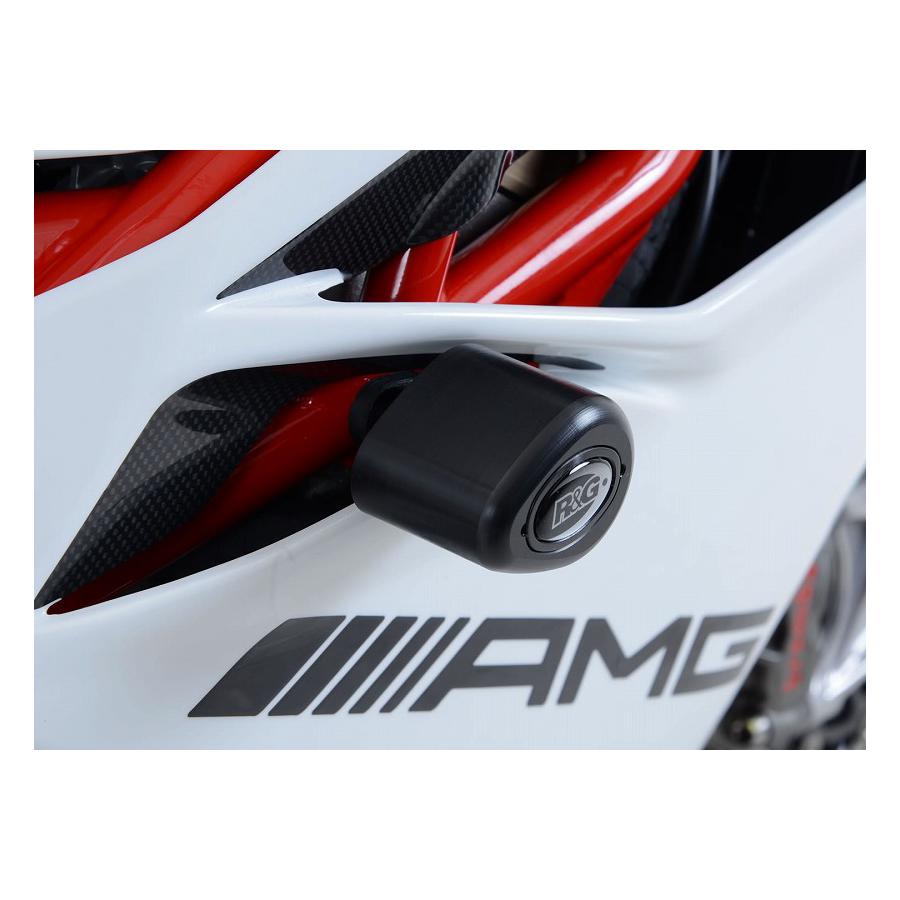 R&G (アールアンドジー) フレームスライダー エアロクラッシュプロテクター ブラック MV AGUSTA F4 RC