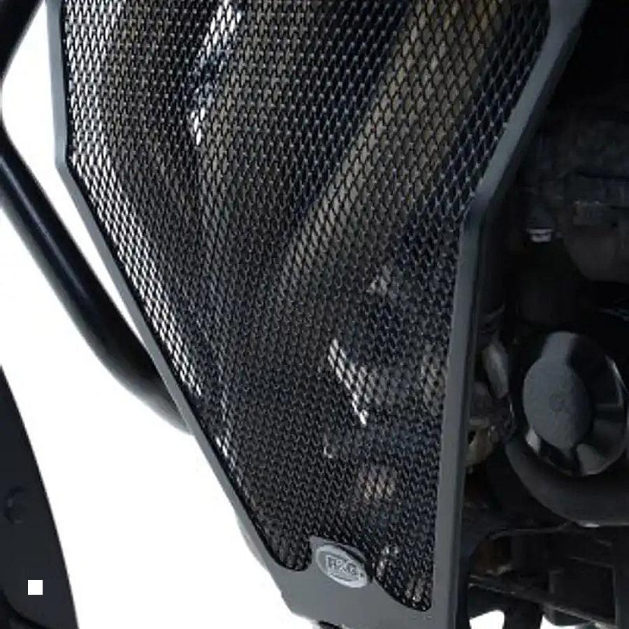 R&G (アールアンドジー) ダウンパイプグリルガード アルミニウム ブラック Tiger800XCX RG-DG0018BK