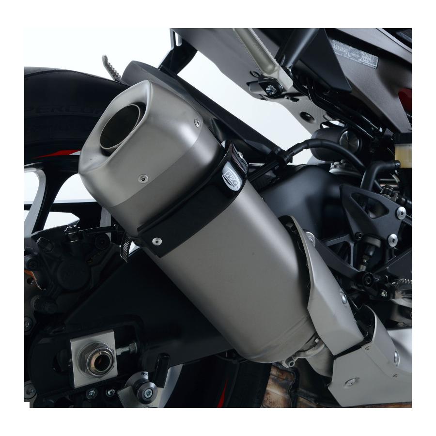 R&G (アールアンドジー) エキゾーストプロテクター ブラック YZF-R1 MT-10 RG-EP0020BK