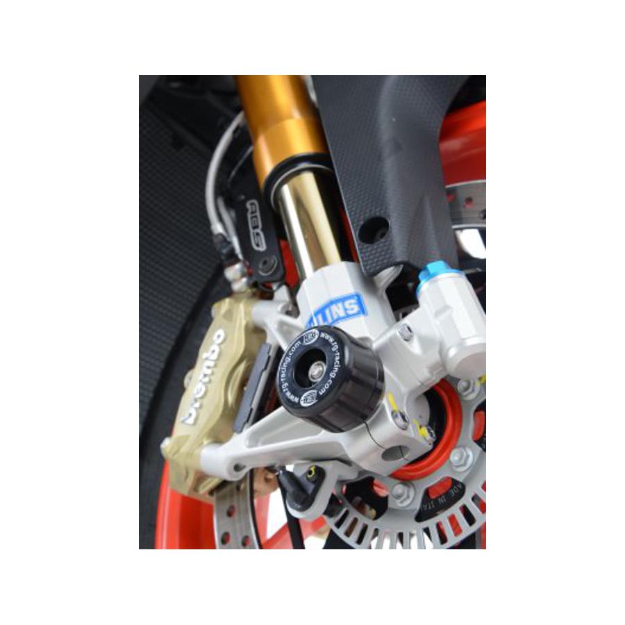 R&G (アールアンドジー) フォークプロテクター ブラック RSV4 RR RSV4 RF V4 Tuono 1100 RG-FP0173BK