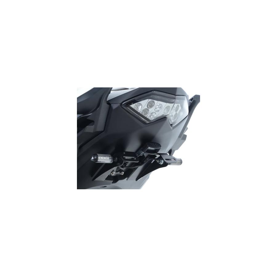 R&G (アールアンドジー) フェンダーレスキット ステンレス ブラック Versys650 RG-LP0179BK
