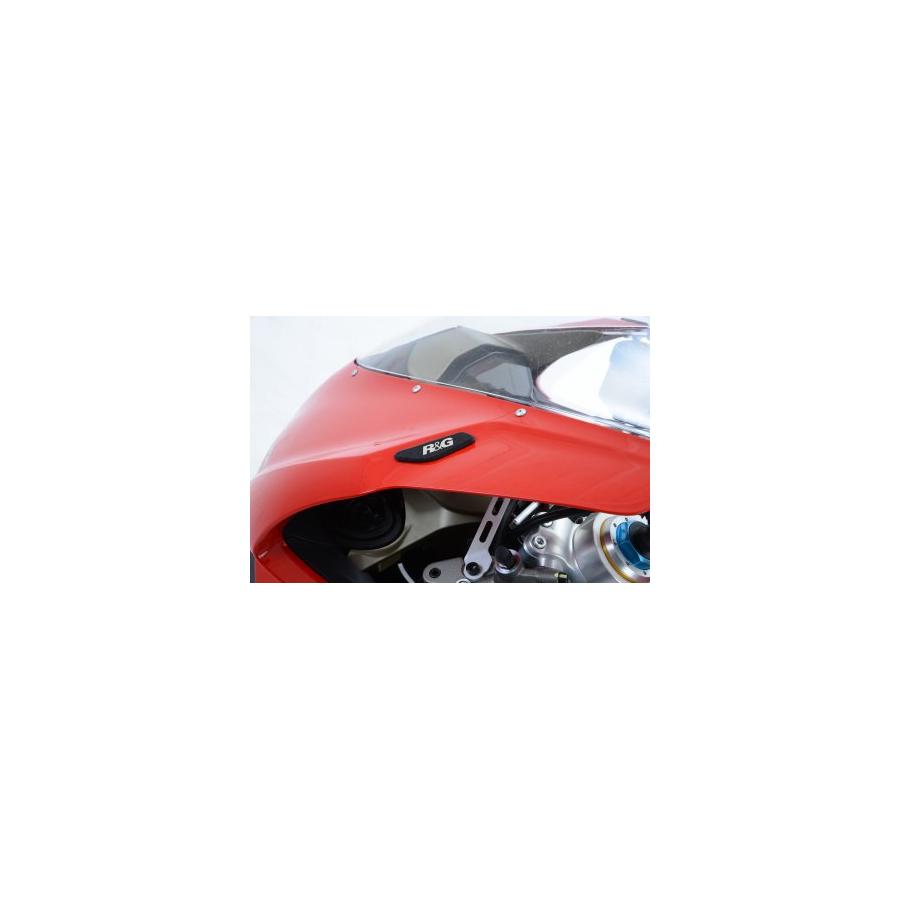 R&G (アールアンドジー) ミラーブランキングプレート アルミニウム ブラック 959 Panigale 1299Panigale RG-MBP0022BK