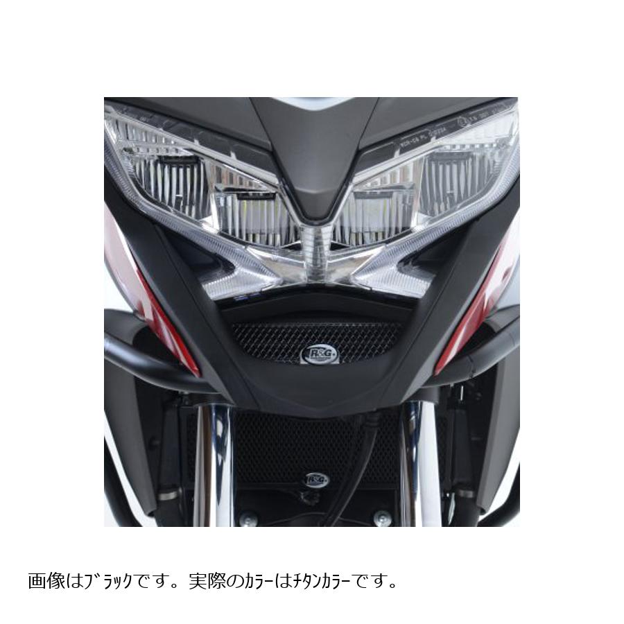 R&G (アールアンドジー) オイルクーラーガード チタン VFR800X CrossRunneR