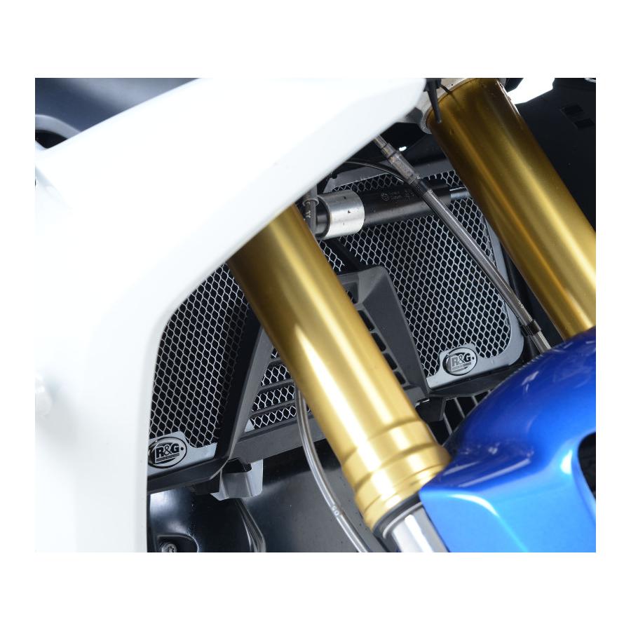 R&G (アールアンドジー) ラジエターガード アルミニウム ブラック R1200RS R1200R RG-RAD0196BK