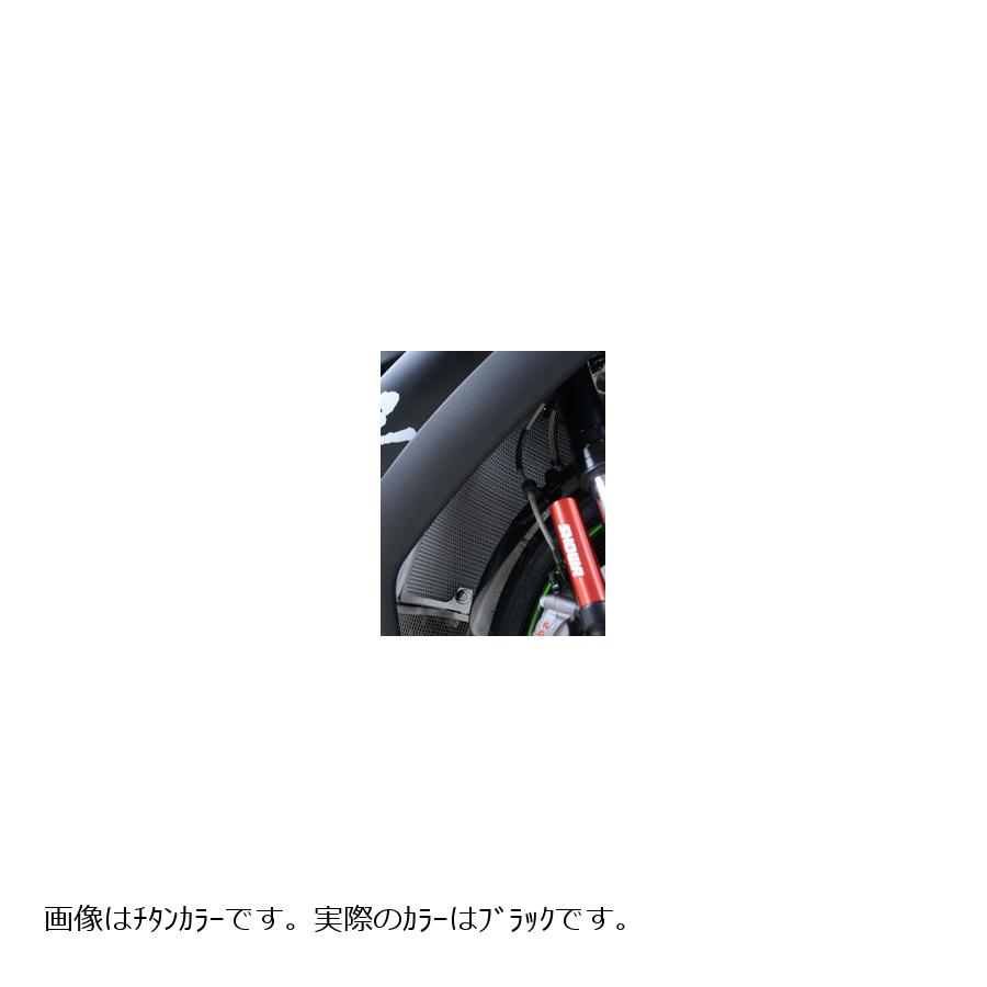 R&G (アールアンドジー) ラジエターガード アルミニウム ブラック ZX-10R RG-RAD0200BK