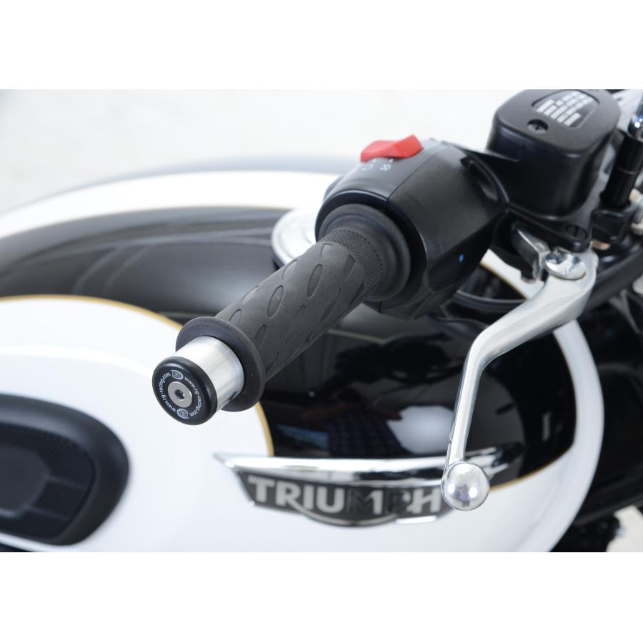R&G (アールアンドジー) バーエンドスライダー ブラック TRIUMPH T120 Bonneville