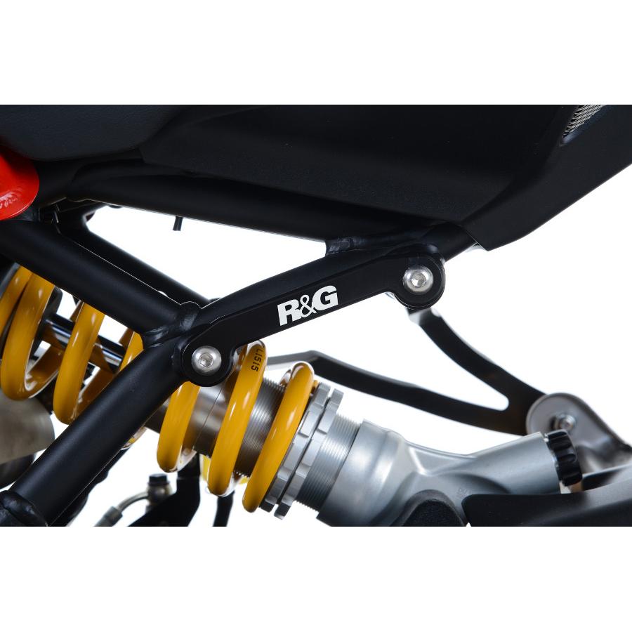 R&G (アールアンドジー) リアフットレストプレート ブラック DUCATI Monster1200R/1200S・Supersport/S